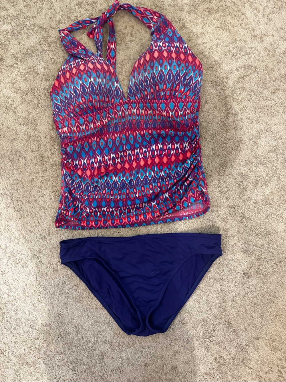 La Blanca Women's Halter Tankini Set